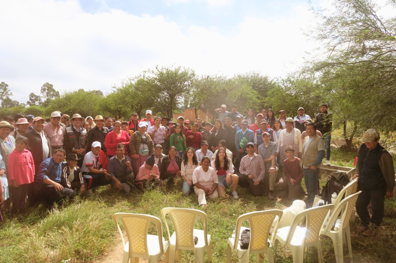 Community assembly in Bolivia
