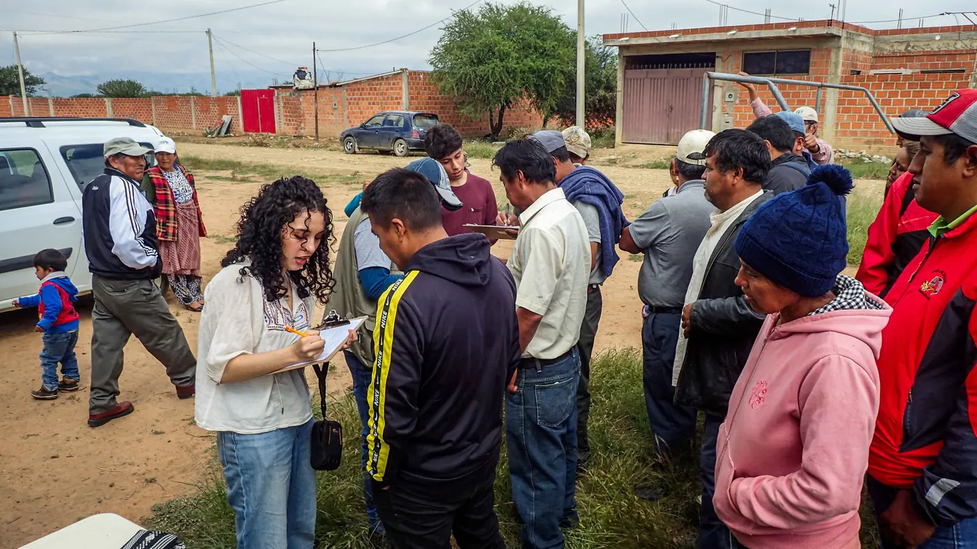 EWB Cornell in Barrio San Crist&oacute;bal, Bolivia